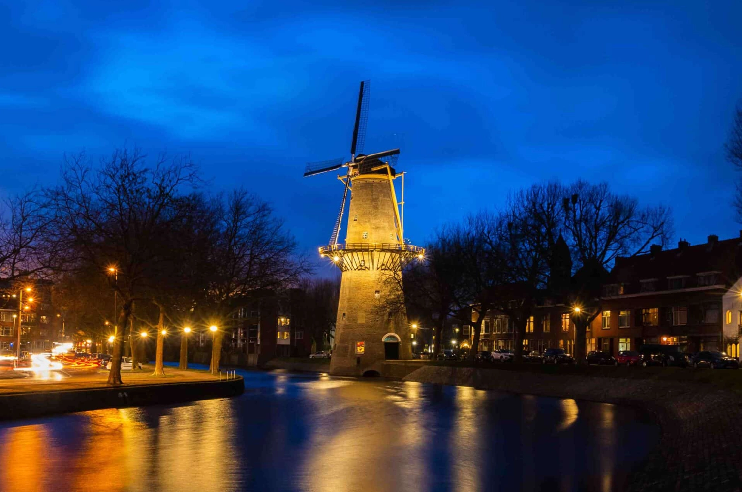 De Nolet, the world's tallest traditional windmill in Schiedam – iconic landmark of Dutch heritage