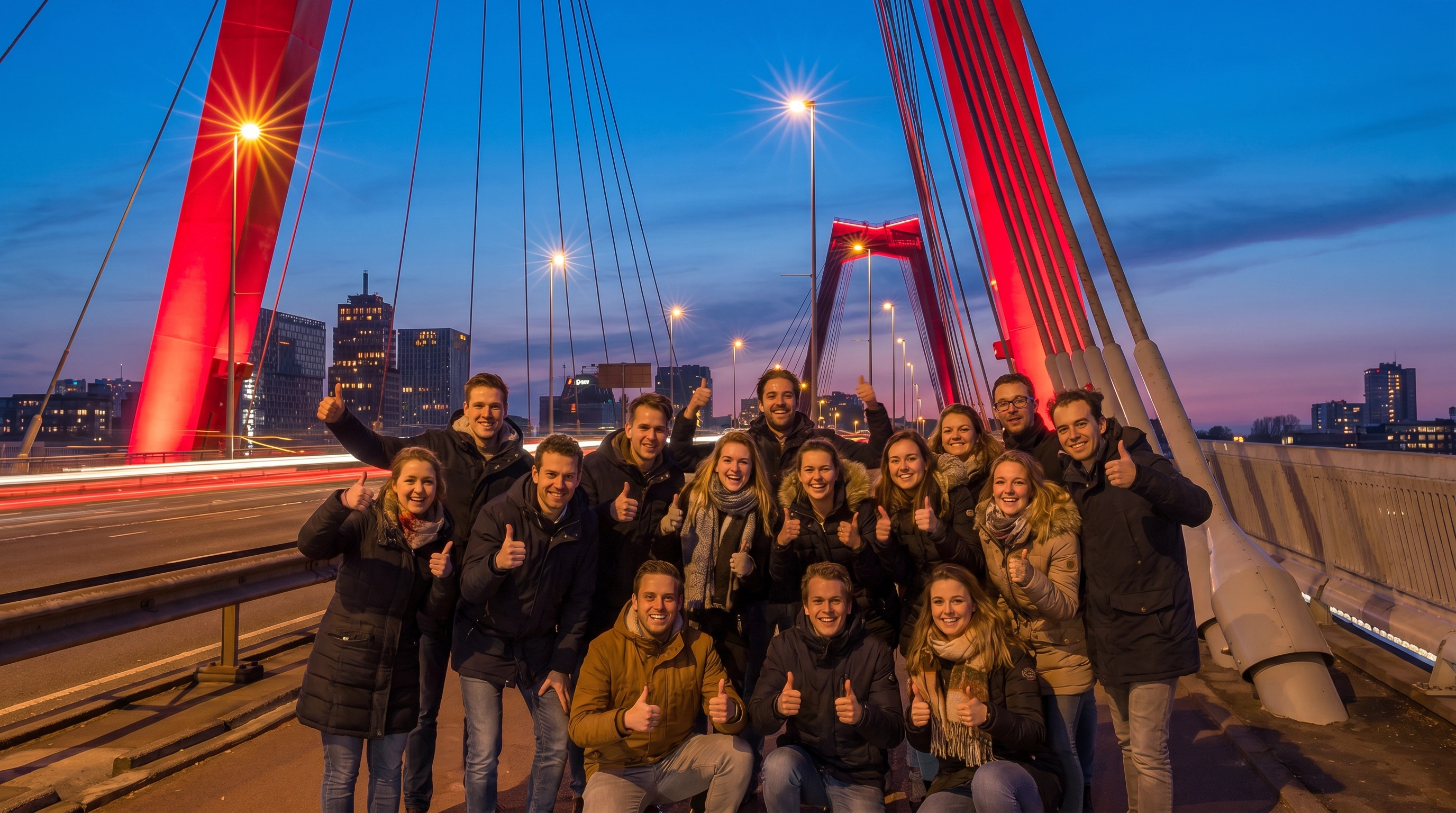 Mark accompanying private guests during a tailor-made group experience in Rotterdam