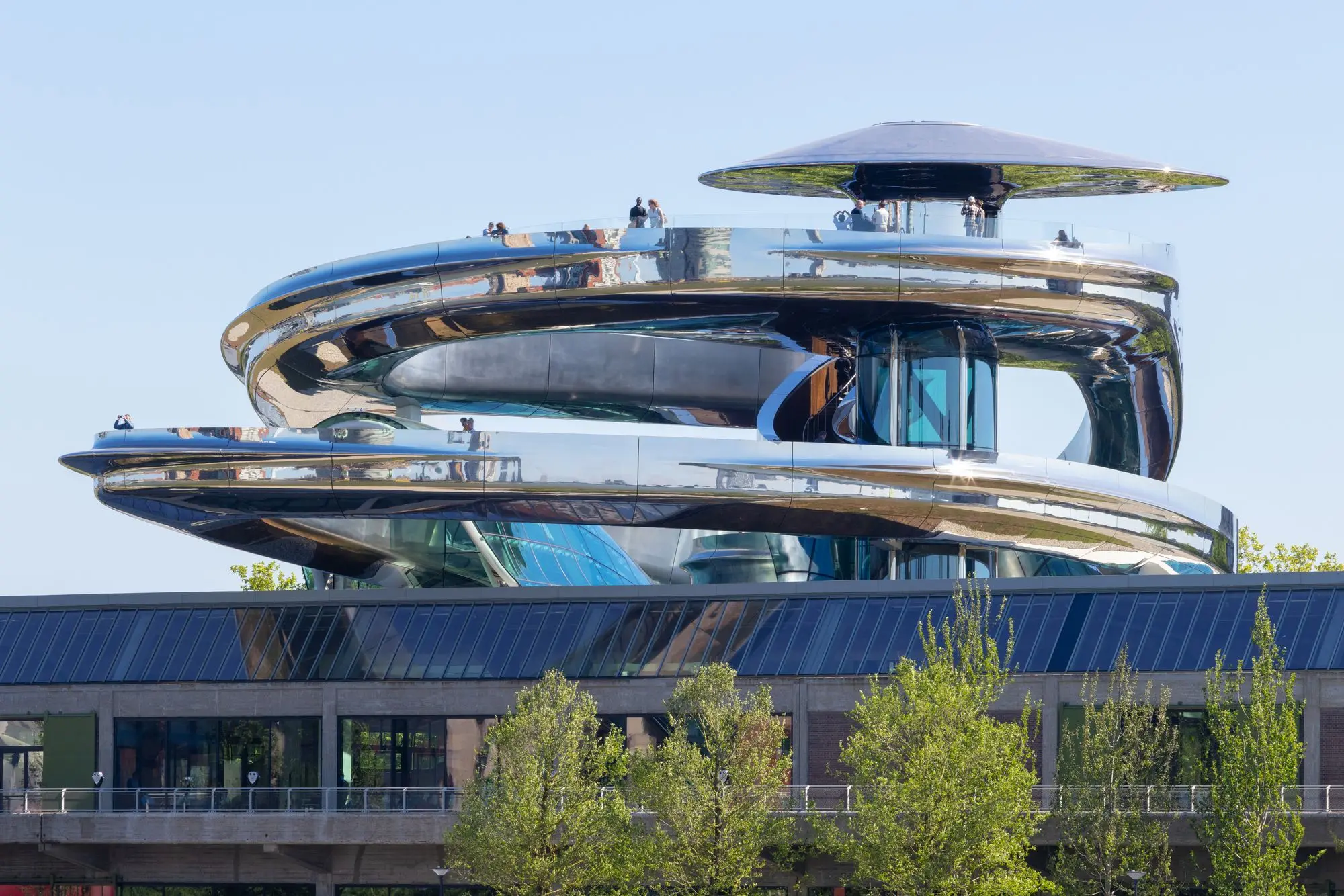 Fenix Museum and Tornado staircase in Rotterdam’s Katendrecht district